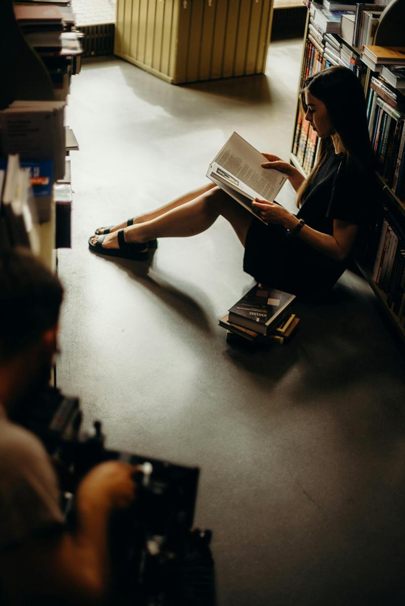 focused student