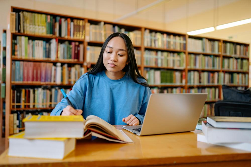 studying student